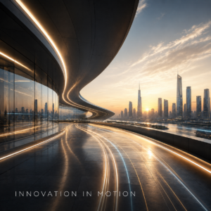 Innovation in Motion — illustration de pochette musicale libre de droits par Sound Highway
