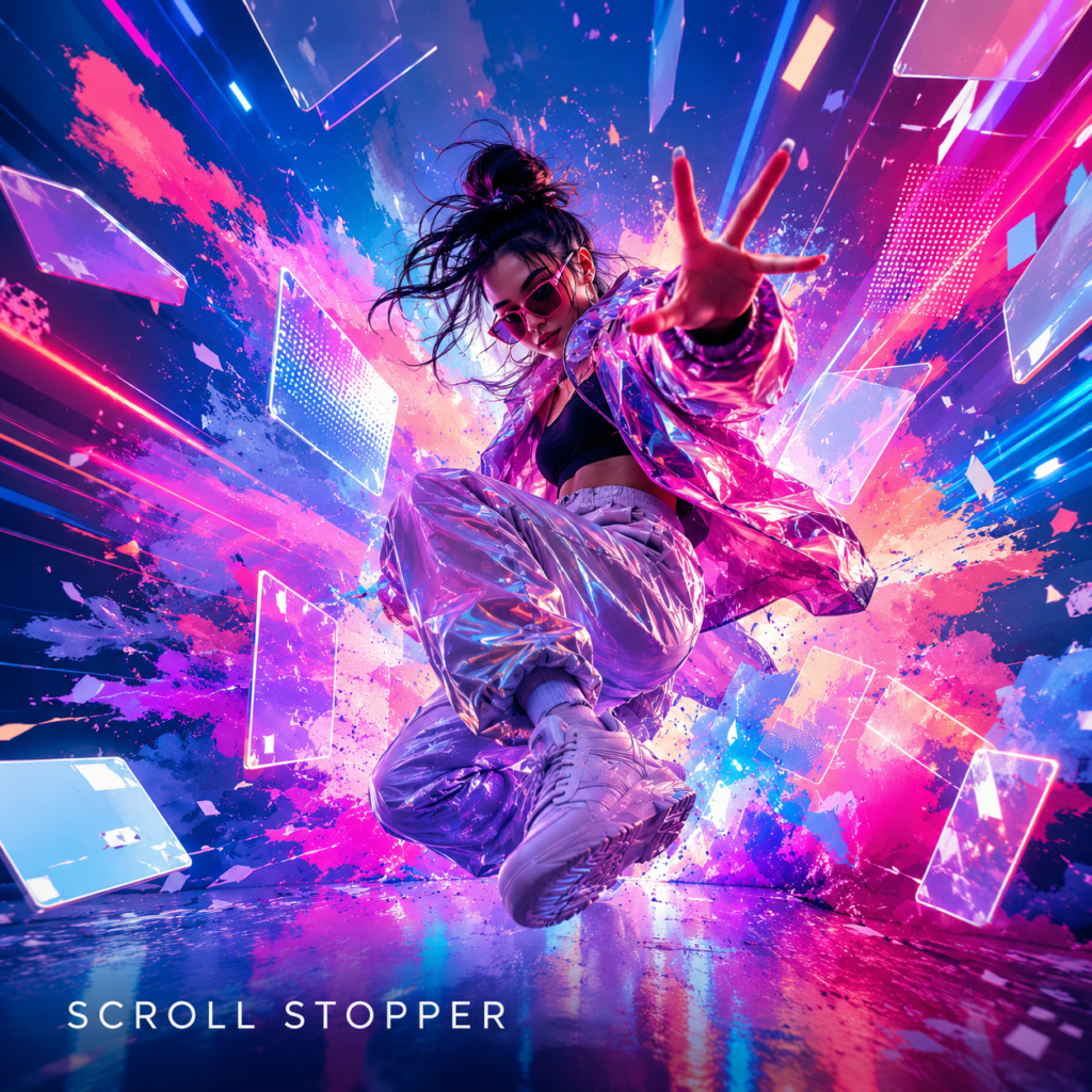 Scroll Stopper — royalty-free music cover art by Sound Highway